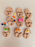 Wooden Cracked Eggs